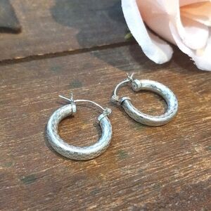 925 hoop earrings